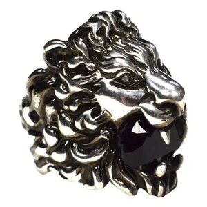 GUCCI Authentic Crystal Lionhead Cocktail Ring (Women's Sizes: 7 & 5)